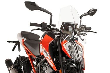 SZYBA OWIEWKA PUIG DO KTM 125 / 390 DUKE 17-21 PRZEZROCZYSTA