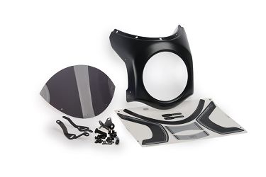 SZYBA PÓŁOWIEWKA RETRO PUIG DO HONDA CB1100 (PANEL- CARBON) O195 MOCNO PRZYCIEMNIONA