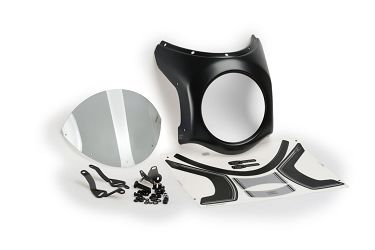 SZYBA PÓŁOWIEWKA RETRO PUIG DO HONDA CB1100 (PANEL- CARBON) O195 LEKKO PRZYCIEMNIONA