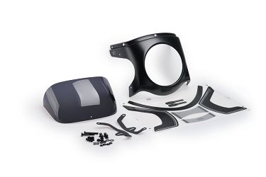 SZYBA PÓŁOWIEWKA RETRO PUIG DO TRIUMPH BONNEVILLE SPEEDMASTER (PANEL- CARBON) O180 MOCNO PRZYCIEMNIONA