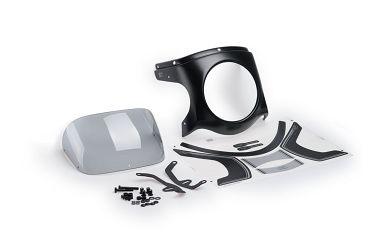 SZYBA PÓŁOWIEWKA RETRO PUIG DO TRIUMPH BONNEVILLE SPEEDMASTER (PANEL- CARBON) O180 LEKKO PRZYCIEMNIONA