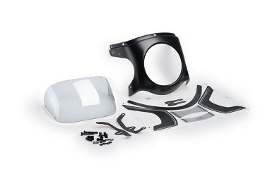 SZYBA PÓŁOWIEWKA RETRO PUIG DO TRIUMPH BONNEVILLE SPEEDMASTER (PANEL- CARBON) O180 PRZEZROCZYSTA