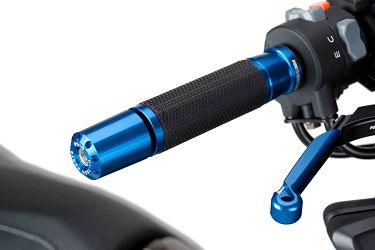 CIĘŻARKI / KOŃCÓWKI KIEROWNICY DŁUGIE PUIG DO KYMCO AK550 NIEBIESKIE