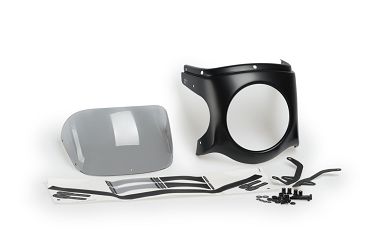 SZYBA PÓŁOWIEWKA RETRO PUIG DO TRIUMPH BONNEVILLE SPEEDMASTER (PANEL- CZARNY) O180 LEKKO PRZYCIEMNIONA