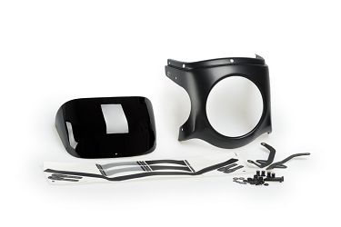 SZYBA PÓŁOWIEWKA RETRO PUIG DO TRIUMPH BONNEVILLE SPEEDMASTER (PANEL- CZARNY) O180 CZARNA