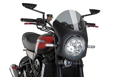 SZYBA OWIEWKA PUIG RETROFAIRING DO KAWASAKI Z900RS 18-22 (PANEL-CZARNY) MOCNO PRZYCIEMNIONA