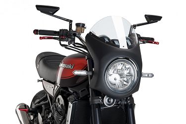 SZYBA OWIEWKA PUIG RETROFAIRING DO KAWASAKI Z900RS 18-22 (PANEL-CZARNY) PRZEZROCZYSTA