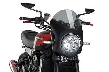 SZYBA OWIEWKA PUIG RETROFAIRING DO KAWASAKI Z900RS 18-22 (PANEL-CARBON) LEKKO PRZYCIEMNIONA