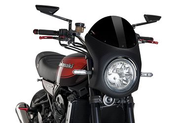 SZYBA OWIEWKA PUIG RETROFAIRING DO KAWASAKI Z900RS 18-22 (PANEL-CARBON) CZARNA