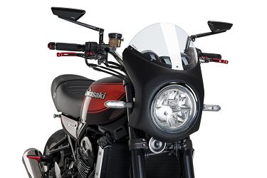 SZYBA OWIEWKA PUIG RETROFAIRING DO KAWASAKI Z900RS 18-22 (PANEL-CARBON) PRZEZROCZYSTA