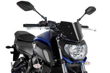 SZYBA OWIEWKA PUIG DO YAMAHA MT-07 18-20 (SPORT) CZARNA