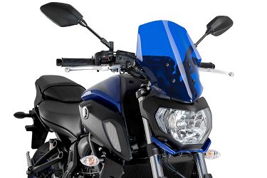 SZYBA OWIEWKA PUIG DO YAMAHA MT-07 18-20 (TOURING) NIEBIESKA