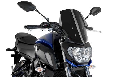 SZYBA OWIEWKA PUIG DO YAMAHA MT-07 18-20 (TOURING) CZARNA