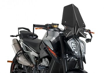 SZYBA OWIEWKA PUIG DO KTM 790 DUKE 18-21 / 890 DUKE 20-21 CARBON