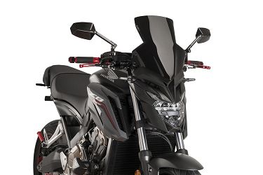 SZYBA OWIEWKA PUIG DO HONDA CB650F 14-20 CZARNA