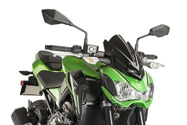 SZYBA OWIEWKA PUIG DO KAWASAKI Z900 17-19 (SPORT) CZARNA