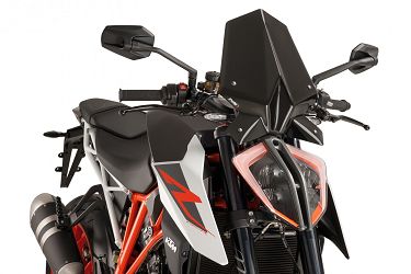 SZYBA OWIEWKA PUIG DO KTM SUPERDUKE R 1290 17-19 CZARNA