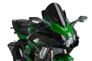 SZYBA SPORTOWA PUIG DO KAWASAKI H2 SX 18-21 CZARNA