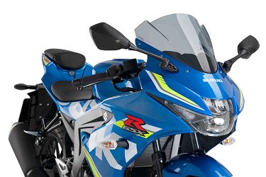 SZYBA SPORTOWA Z-RACING PUIG DO SUZUKI GSX-R125 17-23 LEKKO PRZYCIEMNIONA