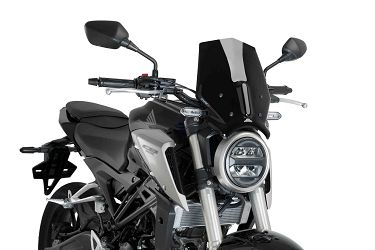 SZYBA OWIEWKA PUIG DO HONDA CB125R / CB300R 18-22 CZARNA