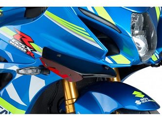 BOCZNE SPOILERY DOCISKOWE DO SUZUKI GSX-R1000 17-22 CZERWONE