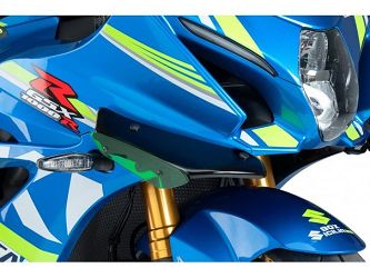 BOCZNE SPOILERY DOCISKOWE DO SUZUKI GSX-R1000 17-22 ZIELONE