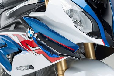 BOCZNE SPOILERY DOCISKOWE DO BMW S1000RR 15-18 NIEBIESKIE