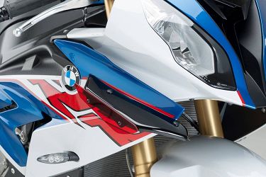 BOCZNE SPOILERY DOCISKOWE DO BMW S1000RR 15-18 CZERWONE