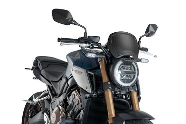 SZYBA OWIEWKA PUIG RETROPLATE DO HONDA CB650R 19-22 / CB1000R 18-20 CARBON