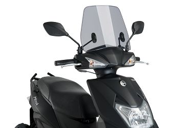 SZYBA OWIEWKA PUIG DO SYM MASK 125 18-20 (TRAFFIC) LEKKO PRZYCIEMNIONA