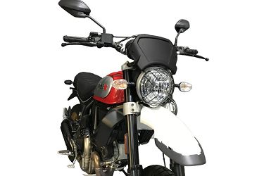 SZYBA OWIEWKA PUIG RETROPLATE DO DUCATI SCRAMBLER 17-22 (ALUMINIOWA)