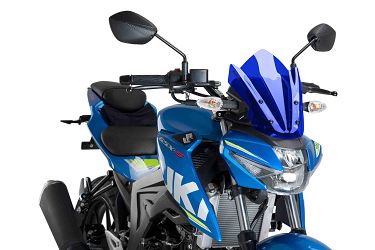 SZYBA OWIEWKA PUIG DO SUZUKI GSX-S125 17-21 NIEBIESKA