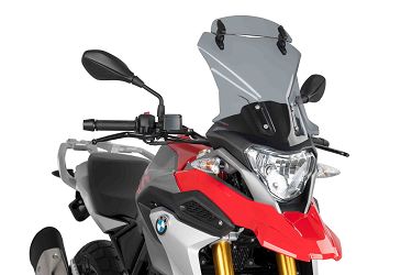 SZYBA TURYSTYCZNA PUIG DO BMW G310GS 17-23 (Z DEFLEKTOREM) LEKKO PRZYCIEMNIONA