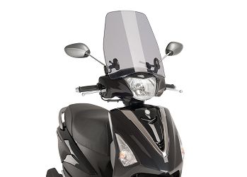 SZYBA OWIEWKA PUIG DO YAMAHA DELIGHT 17-20 (URBAN) LEKKO PRZYCIEMNIONA