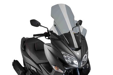 SZYBA PUIG V-TECH DO SUZUKI BURGMAN 400 17-22 (TOURING) LEKKO PRZYCIEMNIONA