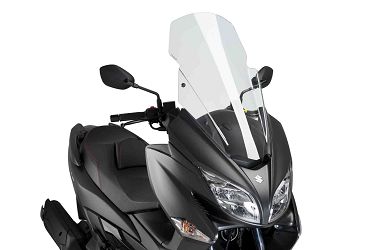 SZYBA PUIG V-TECH DO SUZUKI BURGMAN 400 17-22 (TOURING) PRZEZROCZYSTA