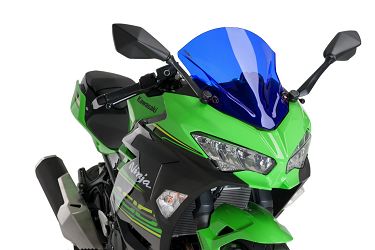 SZYBA SPORTOWA Z-RACING PUIG DO KAWASAKI NINJA 400 18-23 NIEBIESKA