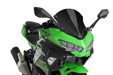 SZYBA SPORTOWA Z-RACING PUIG DO KAWASAKI NINJA 400 18-23 CARBON