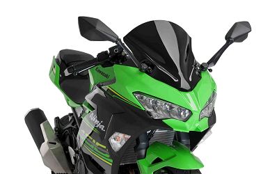 SZYBA SPORTOWA Z-RACING PUIG DO KAWASAKI NINJA 400 18-23 CZARNA