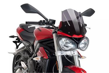 SZYBA OWIEWKA PUIG DO TRIUMPH STREET TRIPLE S 16-19 MOCNO PRZYCIEMNIONA