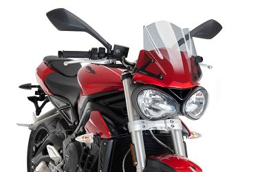 SZYBA OWIEWKA PUIG DO TRIUMPH STREET TRIPLE S 16-19 LEKKO PRZYCIEMNIONA