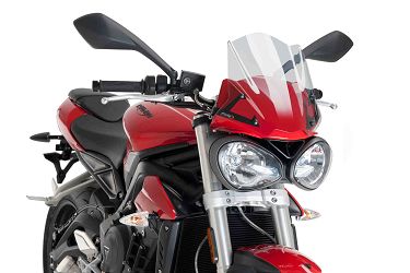 SZYBA OWIEWKA PUIG DO TRIUMPH STREET TRIPLE S 16-19 PRZEZROCZYSTA