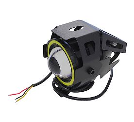 image 2 for HALOGENY LED Z RINGIEM UNIWERSALNE Z PRZEŁĄCZNIKIEM KOMPLET 2SZT.