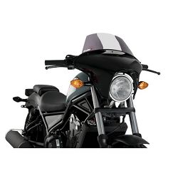SZYBA OWIEWKA TURYSTYCZNA / SZYBA BATWING PUIG DO HONDA CMX500 17-19 LEKKO PRZYCIEMNIONA