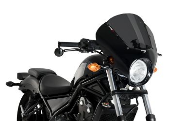 SZYBA OWIEWKA DARK NIGHT PUIG DO HONDA CMX500 REBEL 17- MOCNO PRZYCIEMNIONA