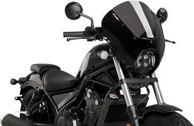SZYBA OWIEWKA DARK NIGHT PUIG DO HONDA CMX500 REBEL 20- MOCNO PRZYCIEMNIONA