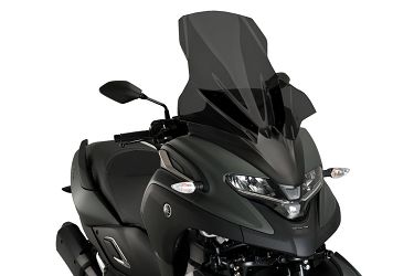 SZYBA TURYSTYCZNA V-TECH LINE PUIG DO YAMAHA TRICITY 300 MOCNO PRZYCIEMNIONA