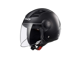 image 1 for KASK MOTOCYKLOWY LS2 OF562 AIRFLOW L SOLID CZARNY S 