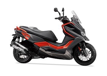 image 2 for MOTOCYKL KYMCO DTX125 ABS POMARAŃCZOWY/CZARNY 2023 SK25SC NH294FAB