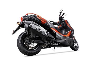 image 3 for MOTOCYKL KYMCO DTX125 ABS POMARAŃCZOWY/CZARNY 2023 SK25SC NH294FAB